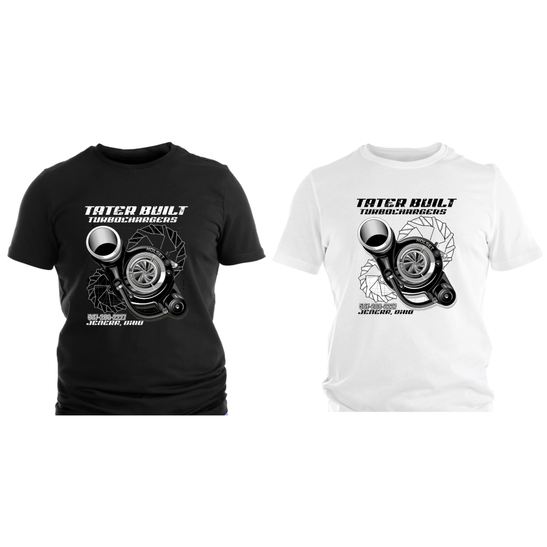 Branded Original Style T Shirt Tater Built Turbochargers