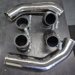 13-18 Stainless 3.5" Intercooler Piping Kit With HD T-Bolt Clamps and 5mm Boots
