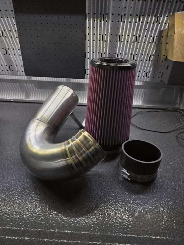 94-02 Cummins 4" Stainless Steel Cold Air Intake System - Image 5