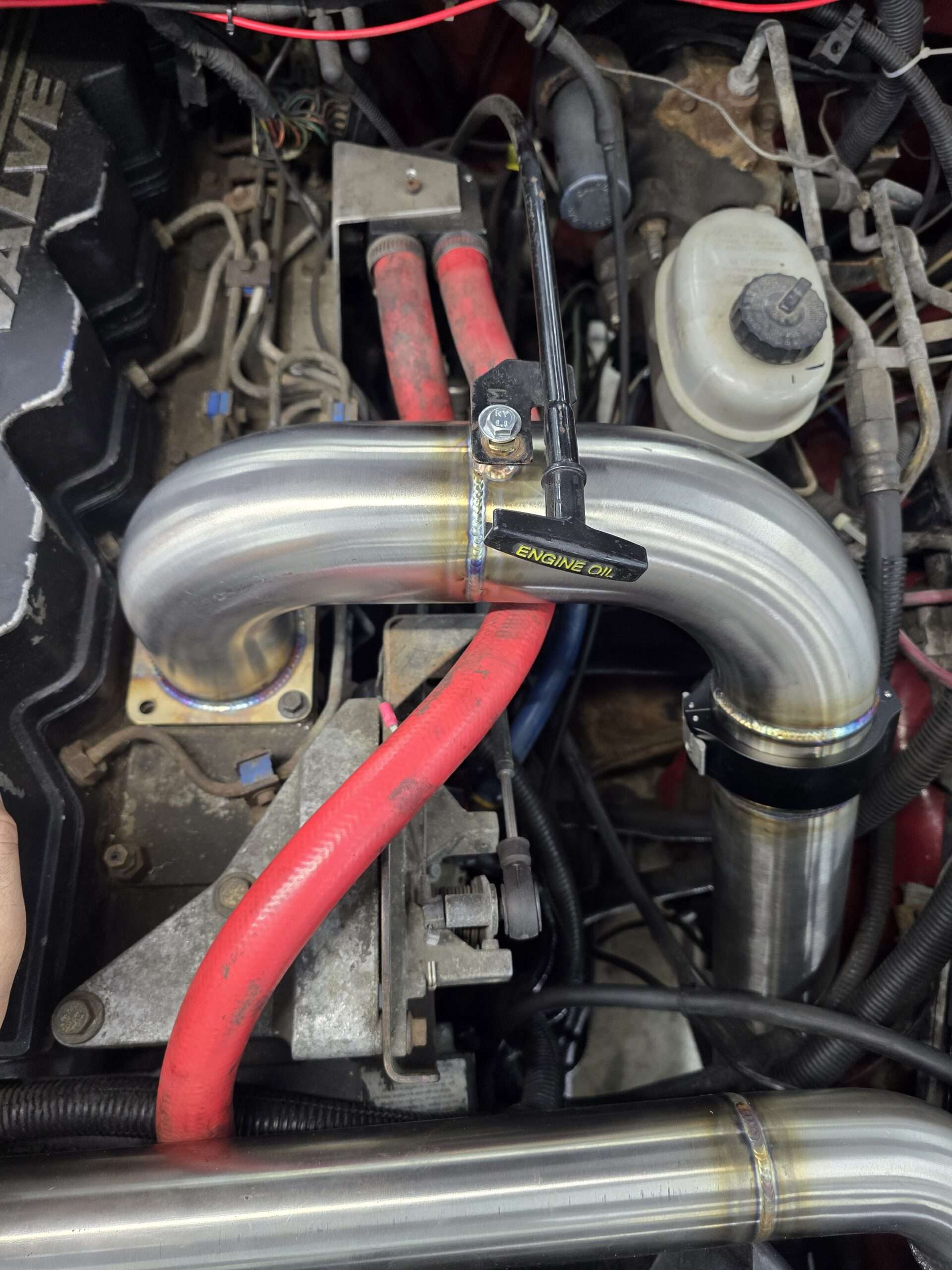 94-02 Cummins 3" Intake Horn & Charge pipe - Image 2