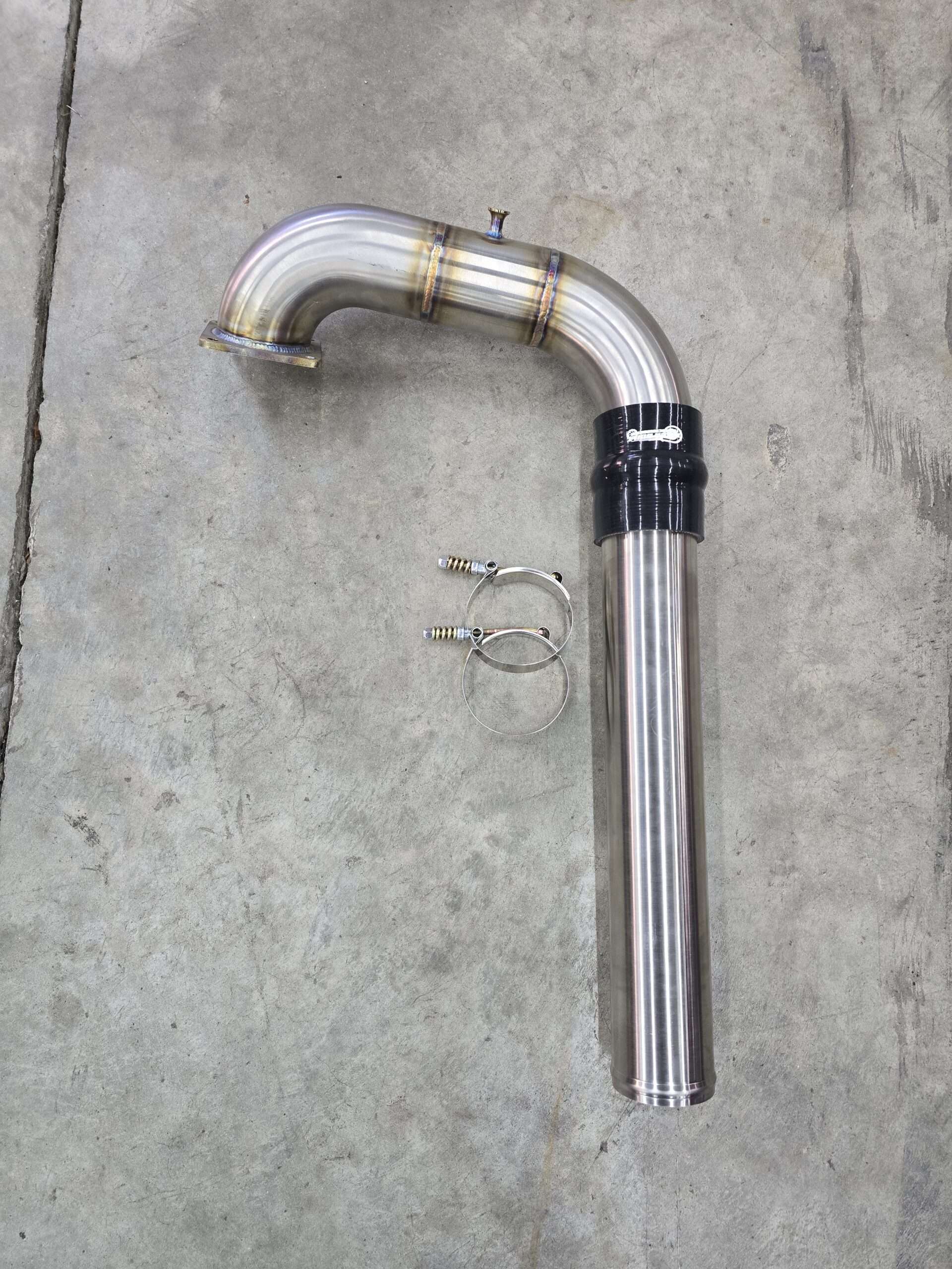 98.5-02 24V Cummins 3" Intake Horn & Charge pipe - Image 4