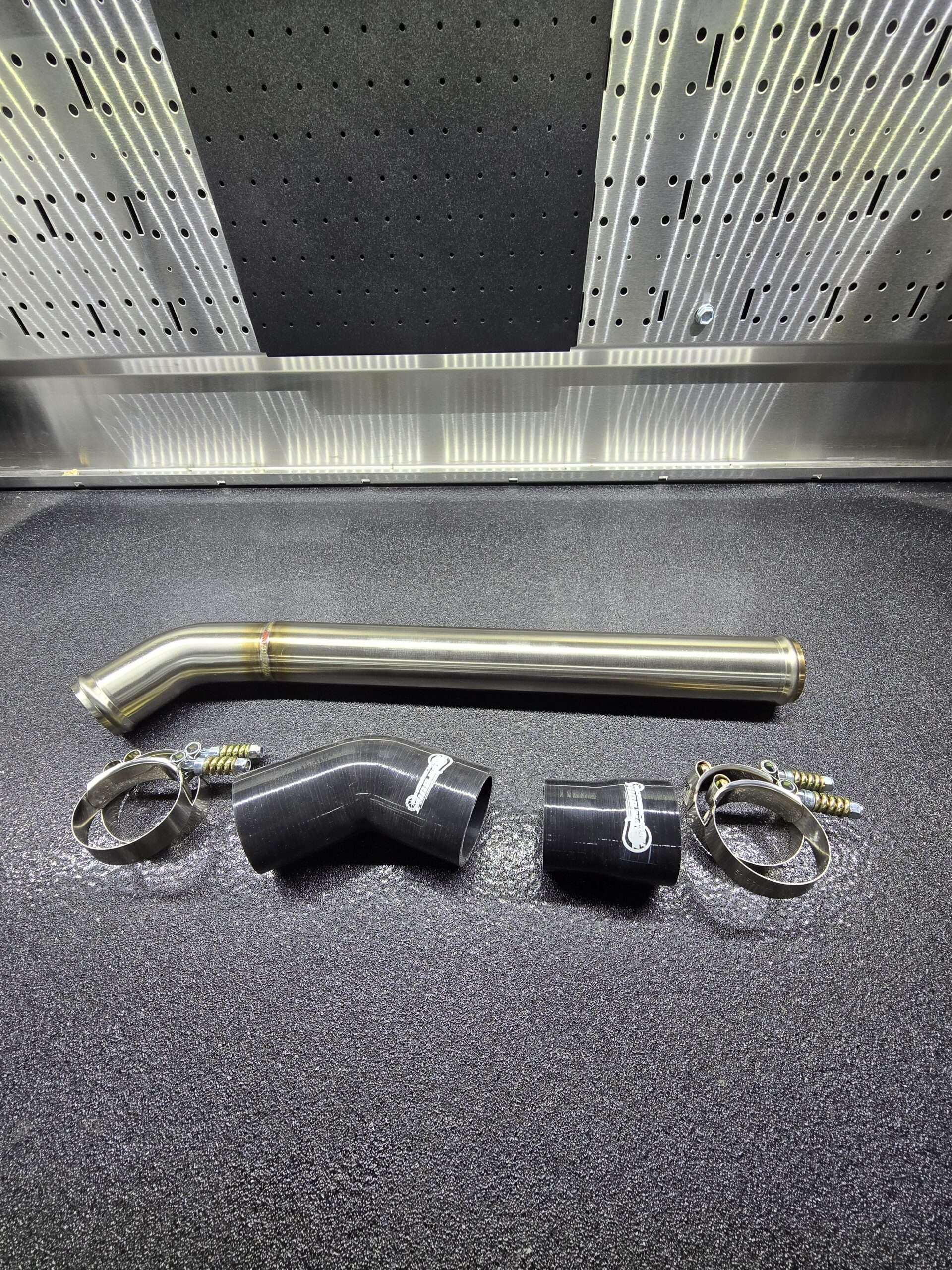 94-02 24V Cummins Stainless Steel Coolant Piping Kit - Image 3