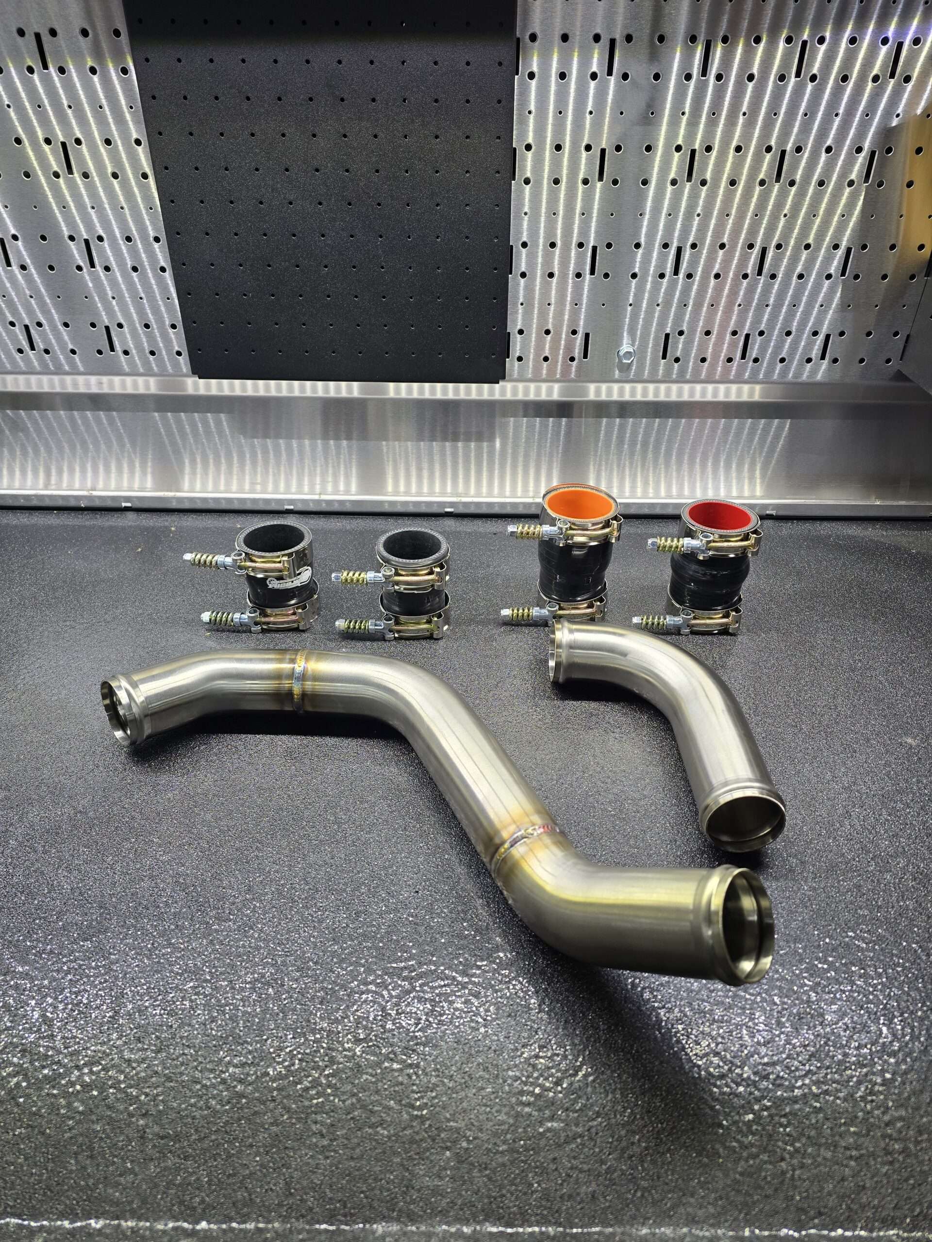 1989-1993 12v First Gen Cummins Stainless Steel Coolant Piping Kit