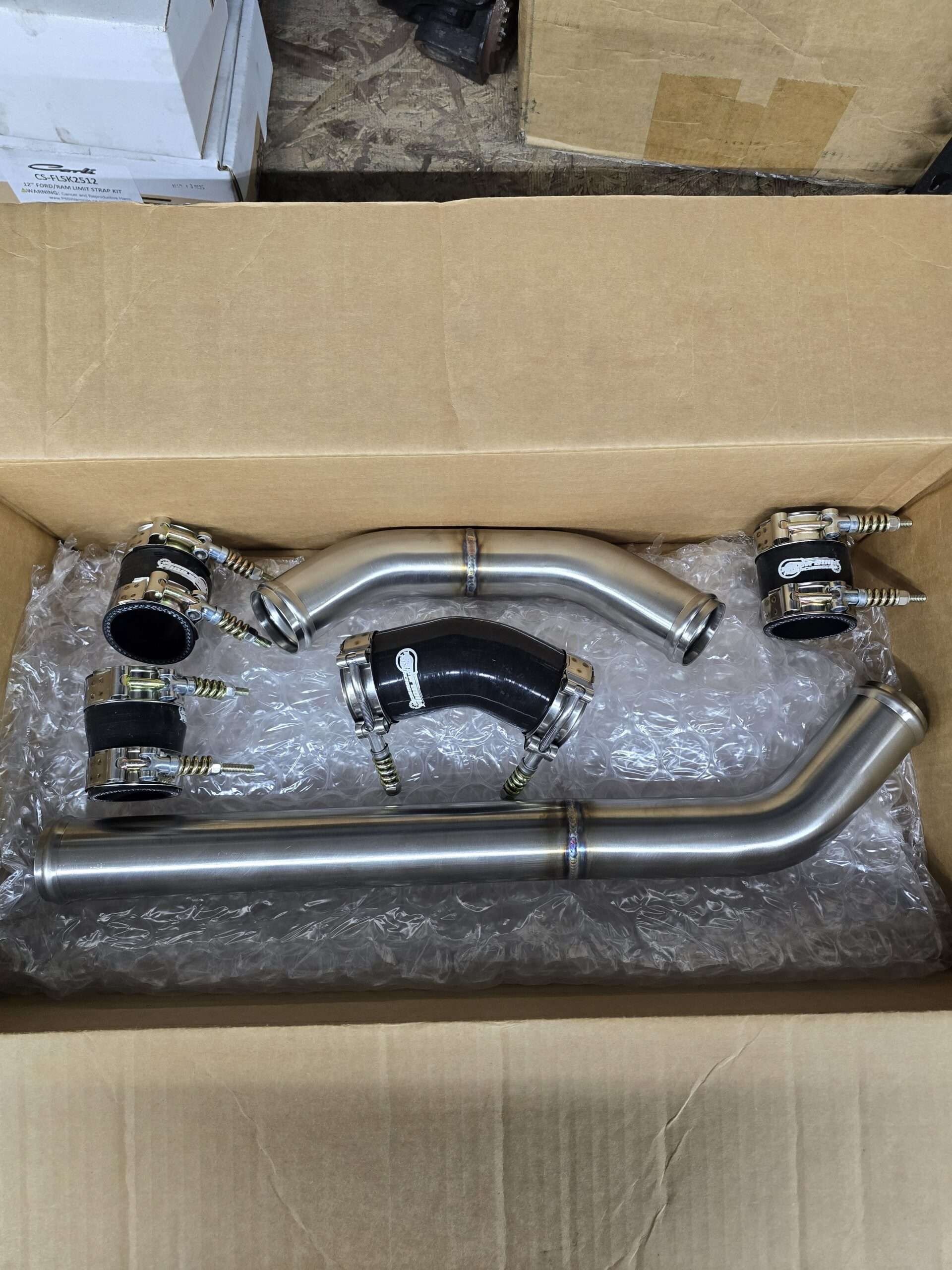 19-24 5th Gen 6.7 Cummins Stainless Steel Coolant Piping Kit