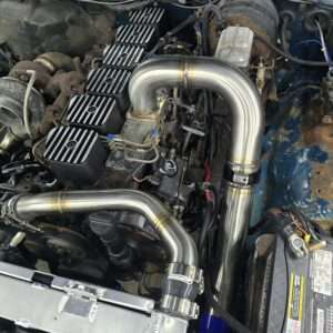 91.5-93 12V Cummins 3" Intake Horn & Charge pipe