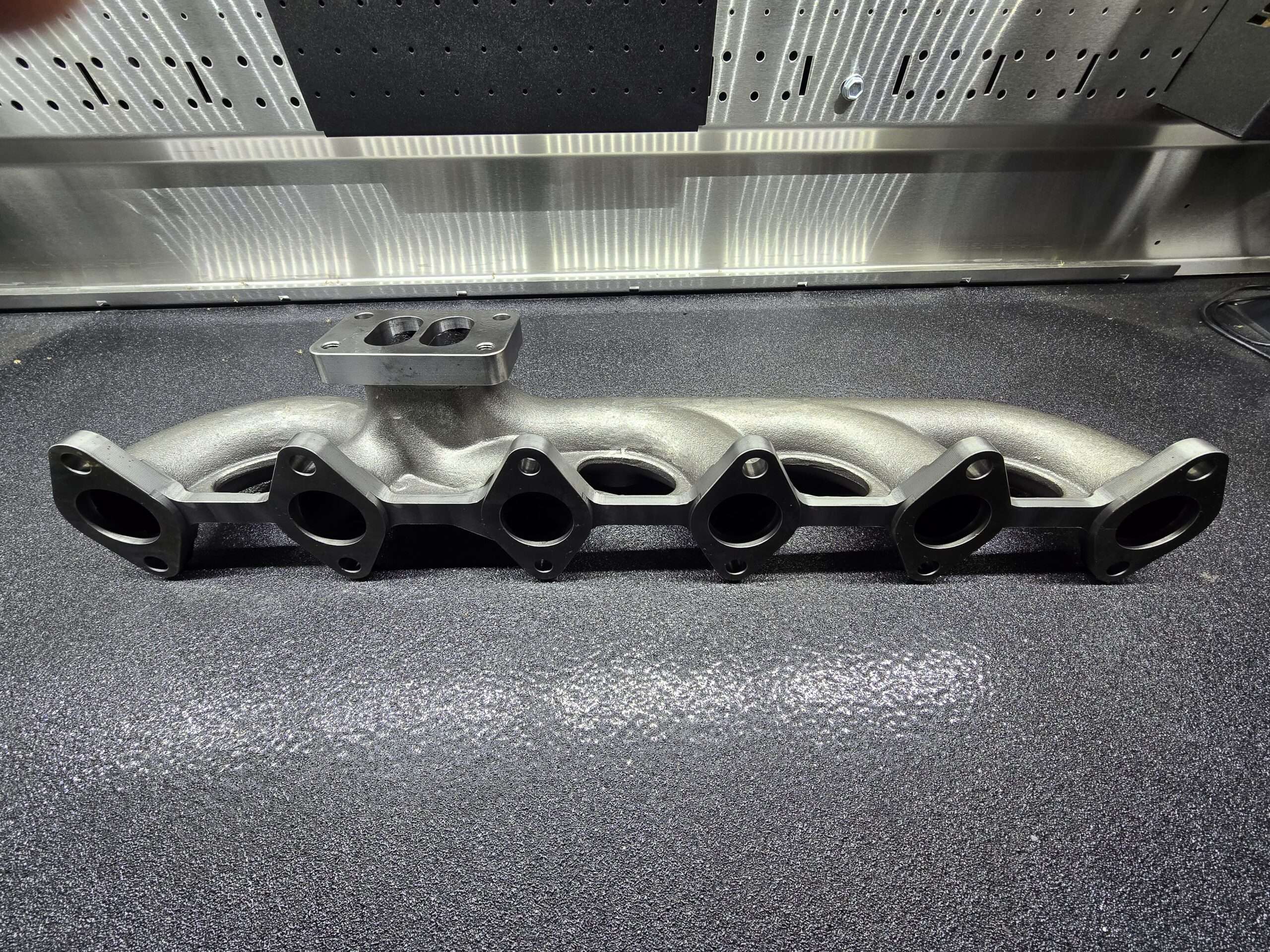 03-07 T3 3rd Gen 5.9 Cummins Upgraded Log Manifold. Cast Steel & Stainless Steel - Image 3